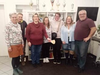Spendenübergabe Frauenschützen BSG Nordwalde Spendenübergabe Frauenschützen BSG Nordwalde