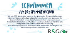 Schwimmen Sportabzeichen Abnahme BSG
